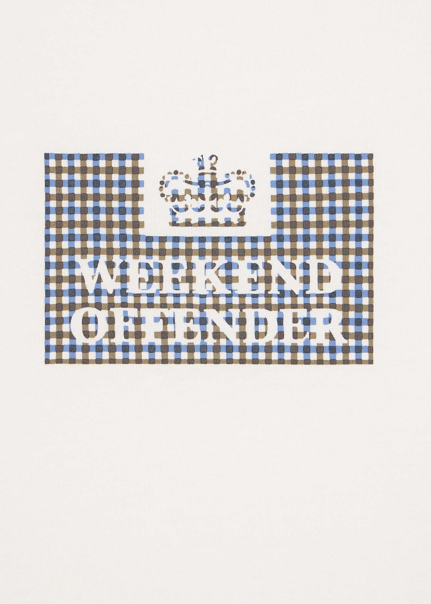 Weekend Offender T-shirts Dygas - winter white house check