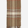 Barbour Sjaals Torridon highland plai - olive warm ginger