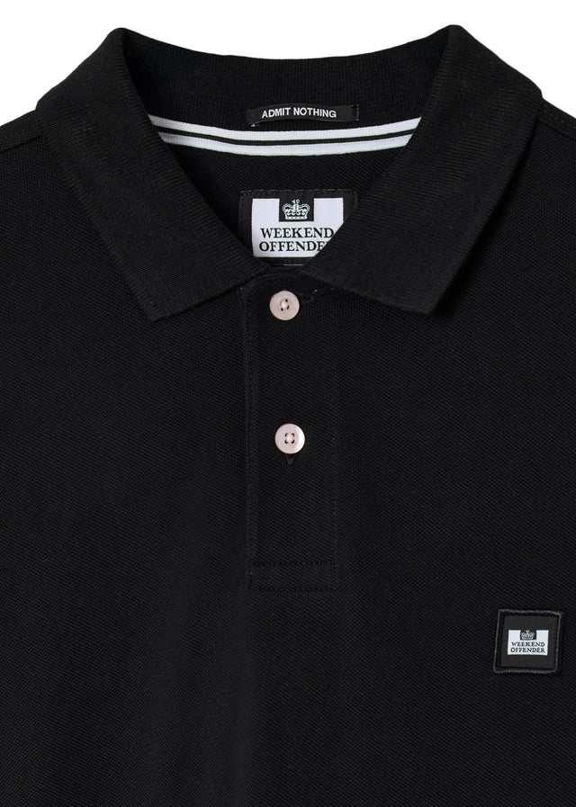 Weekend Offender Poloshirts Heathcote - black