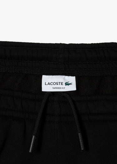 Lacoste Broeken Contrast stripe tracksuit trousers - black