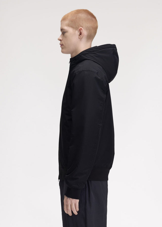 Fred Perry Jacken Hooded brentham jacket - black