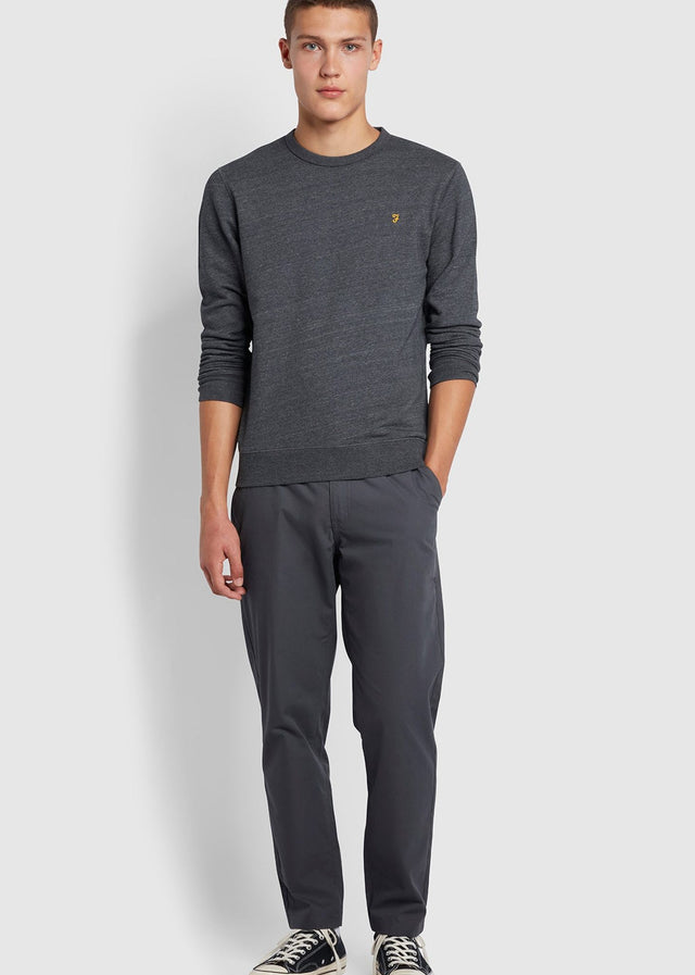 Farah Pullover Sweatshirt tim new crew - farah grey marl