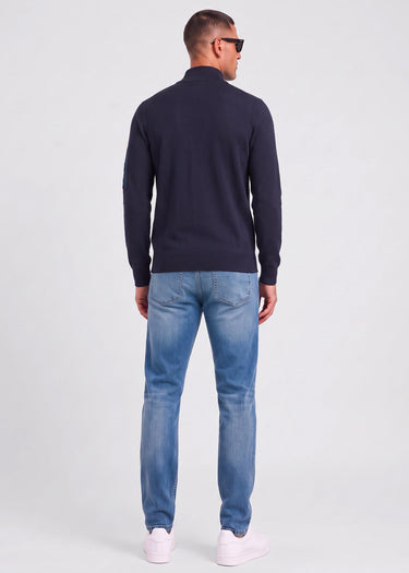 Aquascutum Sweatjacken Club tech fz sweater - navy