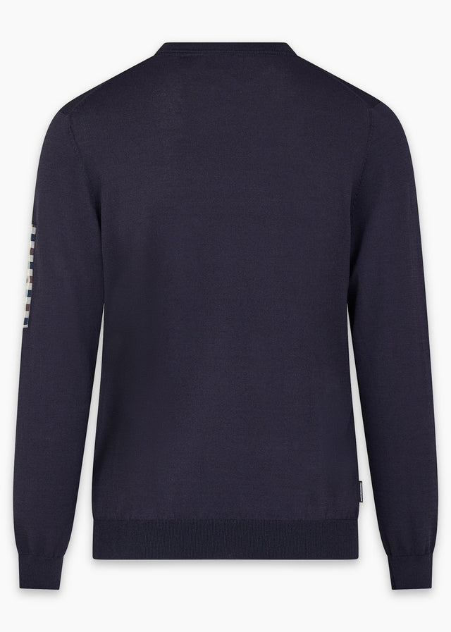 Aquascutum Pullover Crewneck tech sweater - navy