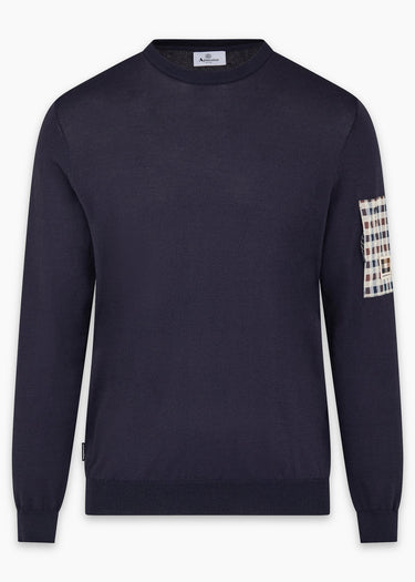 Aquascutum Pullover Crewneck tech sweater - navy
