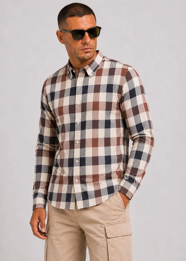 Aquascutum Overhemden Macro iconic shirt - club check