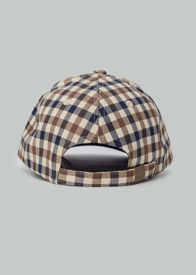 Aquascutum Caps Active iconic baseball cap - club check