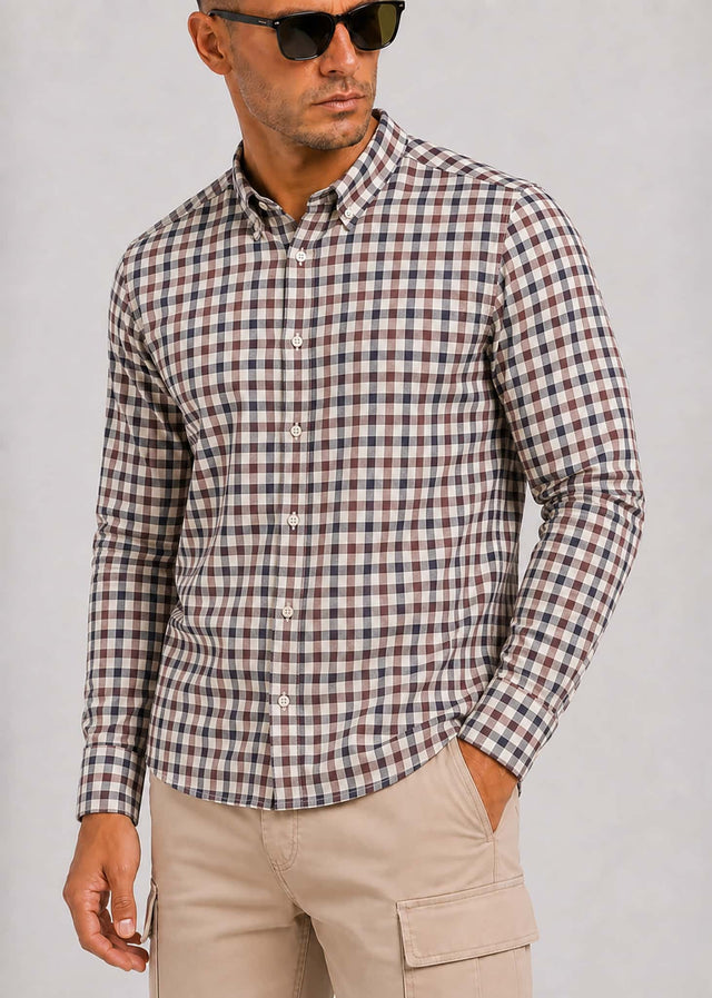 Aquascutum Hemden Iconic shirt - club check