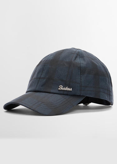 Barbour Petten Barbour ambleside tartan wax cap - navy tartan