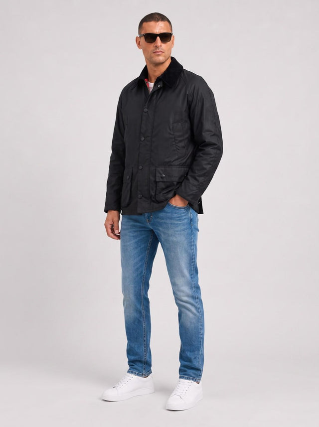 Barbour Jacken Barbour ashby wax jacket - black classic