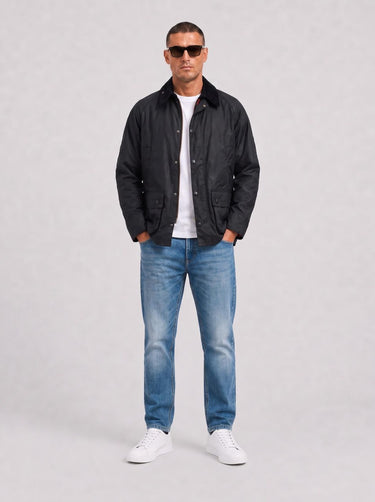 Barbour Jassen Barbour ashby wax jacket - black classic