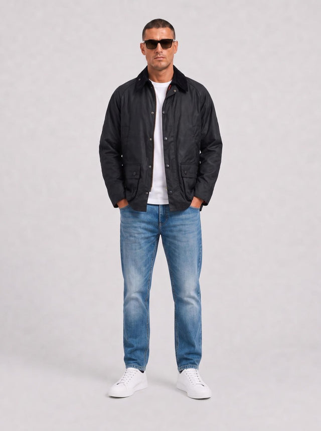 Barbour Jacken Barbour ashby wax jacket - black classic