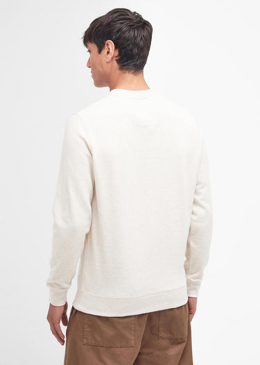 Barbour Truien Debson crew - white marl