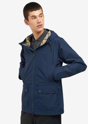 Barbour Jassen Hooded domus jacket - navy dress