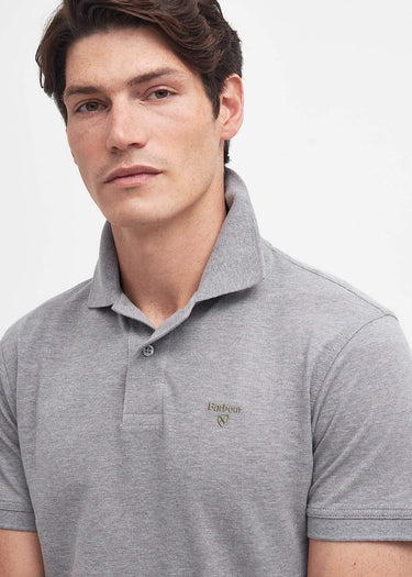 Barbour Polo's Lightweight sports polo - grey marl