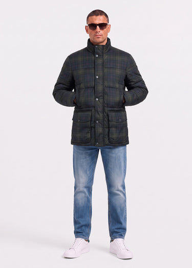 Barbour Jacken Barbour lonnen tartan puffer jacket - shadow classic tartan