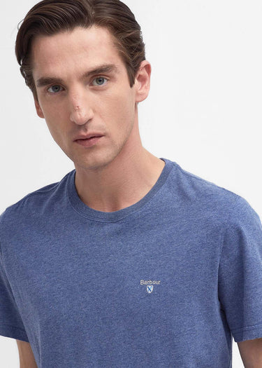 Barbour T-shirts Tartan sports tee - chambray