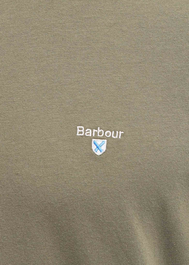 Barbour T-Shirts Tartan sports tee - pale sage