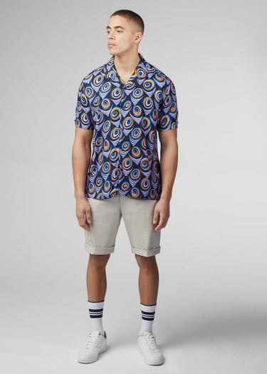 Ben Sherman Overhemden Psychadelic print - violet