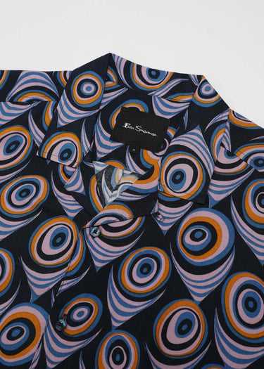 Ben Sherman Overhemden Psychadelic print - violet