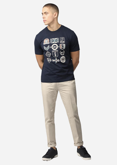 Ben Sherman T-shirts  Scooter clubs tee - dark navy