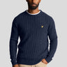 Lyle & Scott Truien Cable jumper - dark navy marl