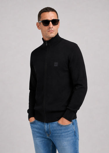 Hugo Boss Pullover Kanozip s - black