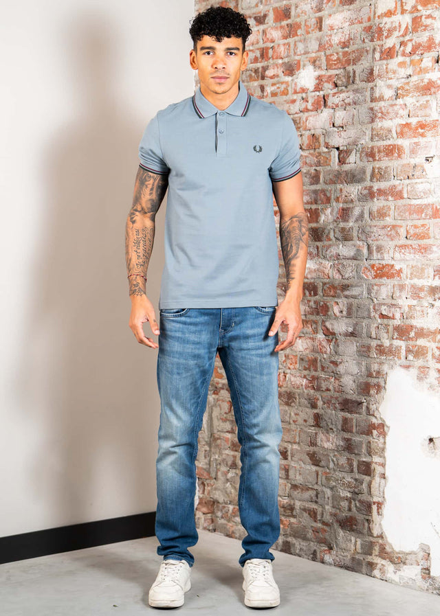 Fred Perry Poloshirts Twin tipped fred perry shirt - stockport blue oxblood grassroots