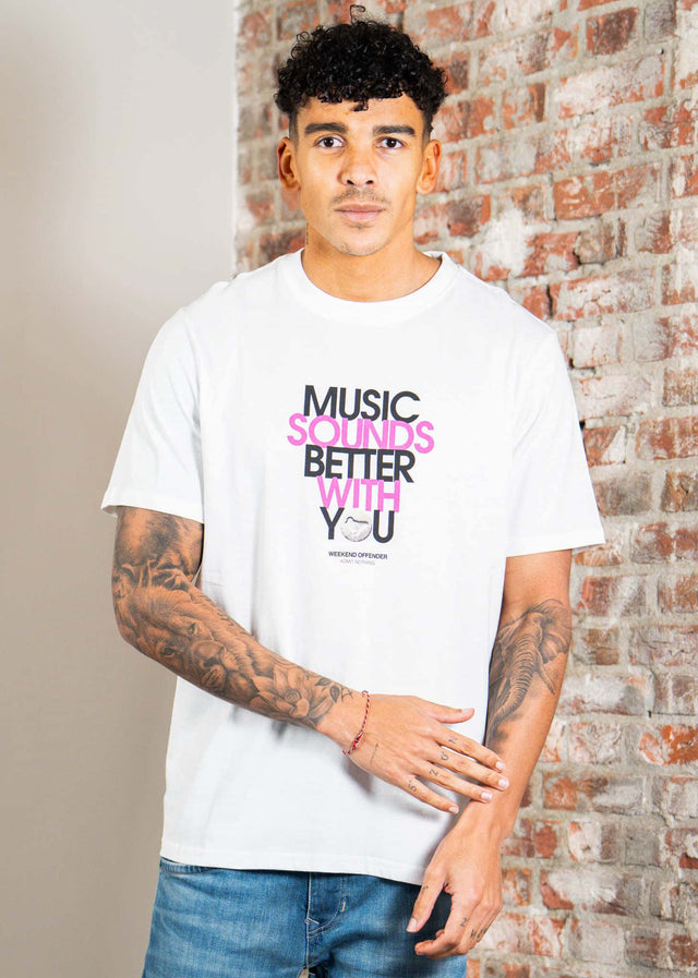 Weekend Offender T-Shirts Bangalter - white