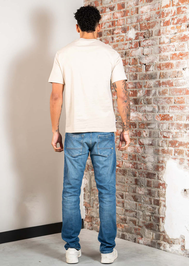 Aquascutum T-Shirts Big logo t-shirt - stone