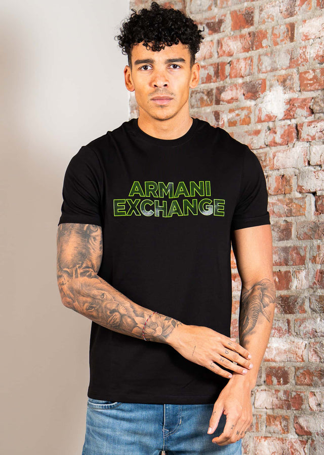 Armani Exchange T-Shirts T-Shirt - black