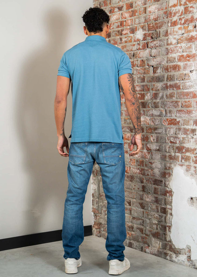 MA.Strum Poloshirts Mastrum pique polo - aegean blue