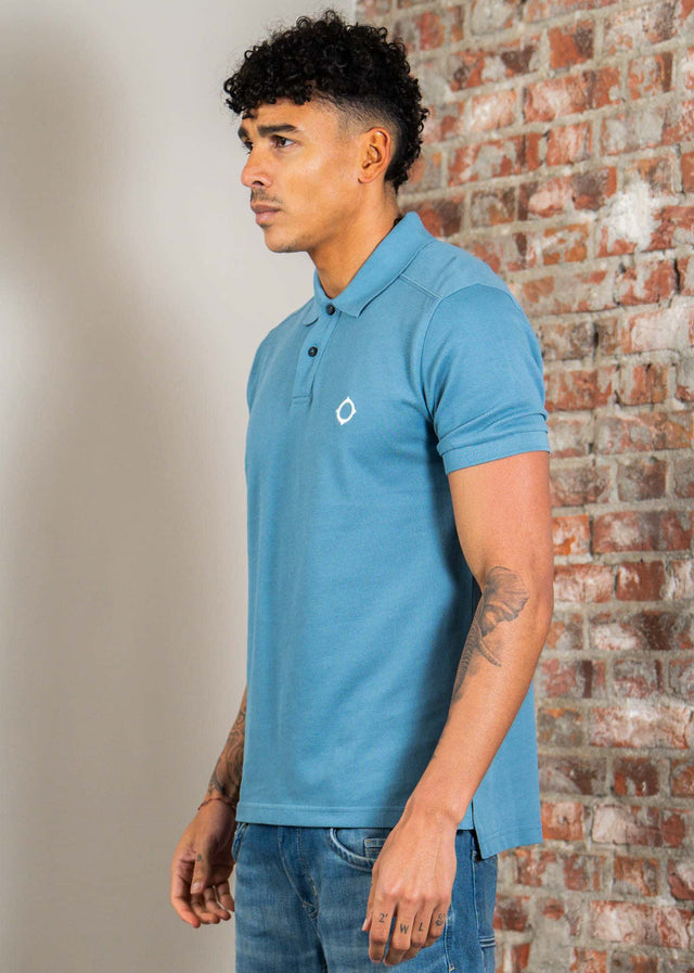 MA.Strum Poloshirts Mastrum pique polo - aegean blue