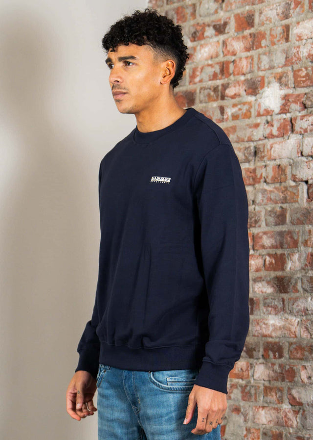 Napapijri Pullover B small box c - blu marine