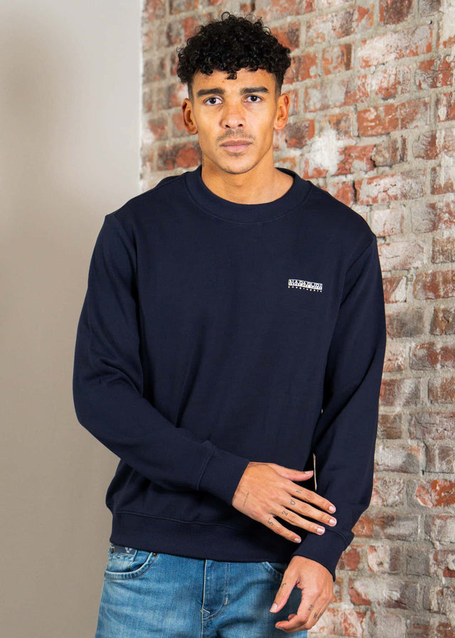 Napapijri Pullover B small box c - blu marine