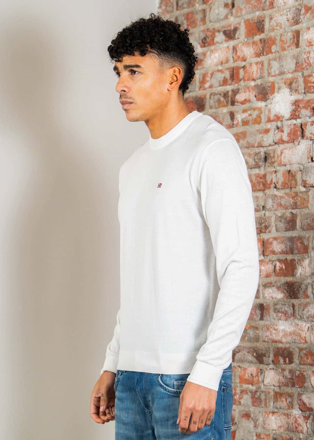 Napapijri Pullover Decatur 2.0 c - white whisper