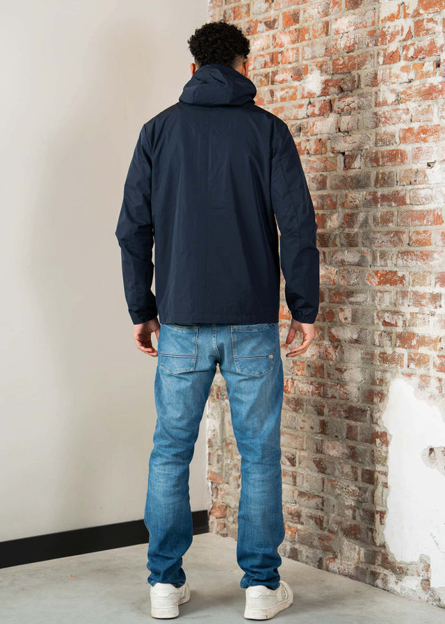 Lyle & Scott Jacken Lightweight hooded zip through jacket - dark navy