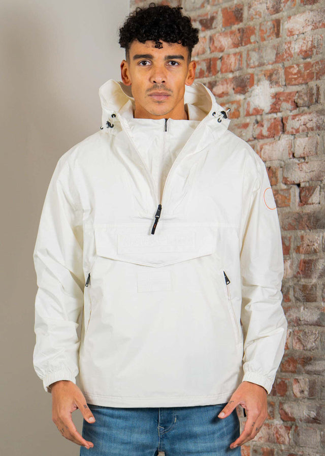Napapijri Jacken Lightweight Packable Rainforest Overhead rf next Jacket - white whisper