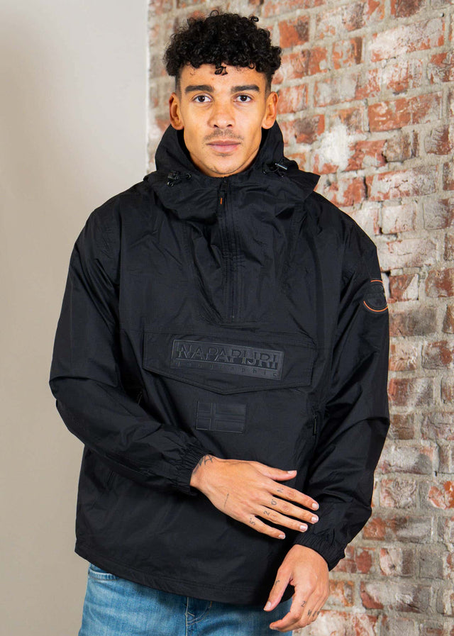 Napapijri Jacken Lightweight Packable Rainforest Overhead rf next Jacket - black beauty