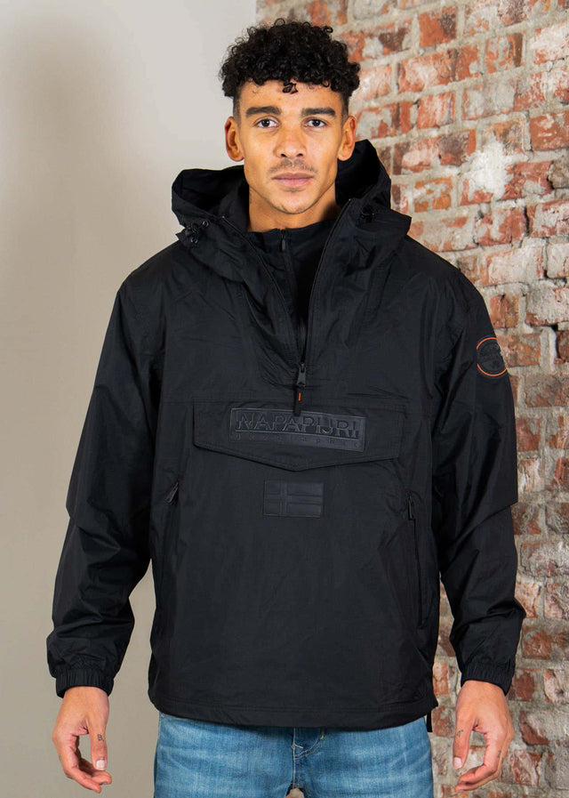 Napapijri Jacken Lightweight Packable Rainforest Overhead rf next Jacket - black beauty