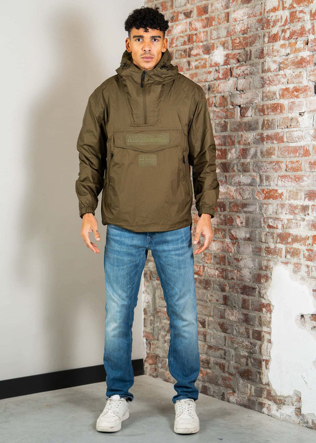 Napapijri Jacken Lightweight Packable Rainforest Overhead rf next Jacket - dark olive