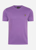 Lyle & Scott T-shirts Plain t-shirt - card purple