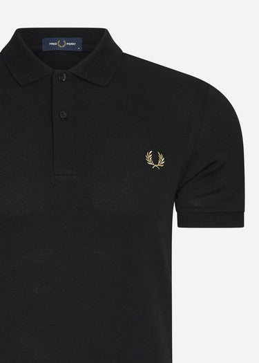 Fred Perry Polo's Plain fred perry shirt - black warm stone