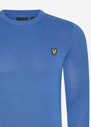 Lyle & Scott Truien Cotton crew neck jumper - spring blue