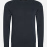 Lyle & Scott Truien Tonal eagle cotton crew neck jumper - dark navy