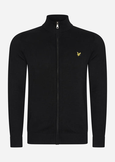 Lyle & Scott Vesten Full zip jumper - jet black