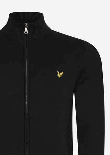 Lyle & Scott Vesten Full zip jumper - jet black