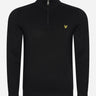Lyle & Scott Truien Quarter zip jumper - jet black