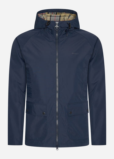 Barbour Jassen Hooded domus jacket - navy dress