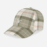 Barbour Petten Tartan sports cap - glenmore olive